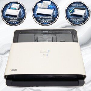 Neat ND-1000 Desktop Document Receipt Card Scanner w/ Power Adapter (No USB)